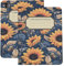 Case for iPad Pro 11 (M4) 2024, Composition Notebook PU Leather Folio Stand TPU Cover with Pencil Holder - Auto Wake/Sleep, Multiple Angles Viewing, Sunflower