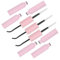 WRITWAA 3 Piezas pegamento para pestañas postizas pegamento y sellador de pestañas pegamento de pestañas para extensión de pestañas pegamento de pestañas para mujeres rosa