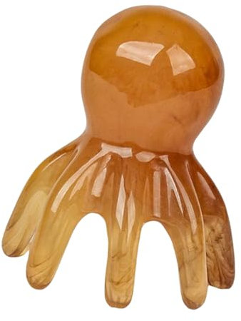 Peigne De Massage De La Tête 5.8x3.5x7cm | Appareil Massage Pieuvre Appareil Du Cuir Chevelu Head Spa Equipment Soin Cuir Chevelu Relaxant Antistress Accessoire Voyage Léger Soin Capillaire