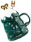 HEALEEP 1 Set Tazze Natalizie con Design Albero Natalper per Tè e Bevande Calde Festivo e Ufficio