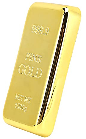 ZDAGELD Bierdeckelöffner, Goldener Barrenform-Bieröffner mit Magnet für Küche, Bar, Restaurant, Geschenk von Küchenutensilien, Heimdekoration