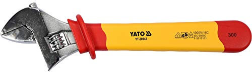 Yato yt-20942 – Insulated Adjustable Wrench 300 mm VDE