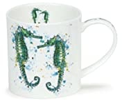 Dunoon Bone China Mug Dollyhotdog Seaside Mug Orkney Made in England (Ocean's Bounty)