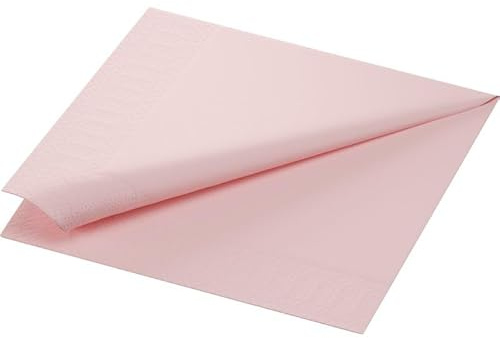Duni Zelltuch Servietten Mellow Rose 33x33 cm 1/4 Falz 1.000 Stück