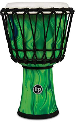 LP Latin Percussion Djembe Green Marble 7 LP1607GM