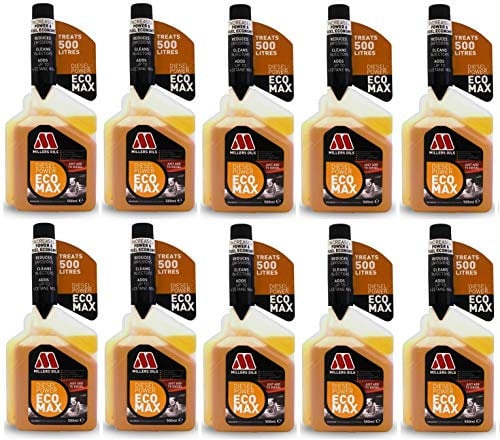 Millers Oils 10 X Diesel Power Ecomax 500ml, Fuel Additive Treatment