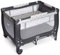 COSTWAY 2 in 1 Reisebett & Laufstall klappbar, 120 x 60cm Kinderbett, 2 Ebenen Babybett mit Matratze und Tragetasche (Grau)