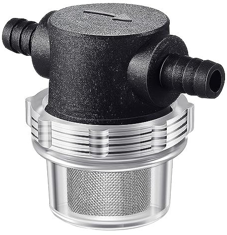 TopHomer Water Pump Strainer, 1/2 Aluminium Strainer Grid Direct-entry Pipeline Filter for Agricultural Irrigation, Garden Watering and Pet Bathing