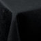 Spotjoy Tischdecke Abwaschbar Rechteckig 130x220cm Polyester Tischwäsche Jacquard Garten Tafeldecke Ornamente Pflegeleicht - Schwarz