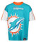 Recovered -NFL- Miami Dolphins 'Oversized' Cut and Sew T-Shirt Aqua S