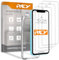 REY 3X Protector de Pantalla y Funda Anti-Shock para iPhone 11, Cristal Vidrio Templado y Silicona TPU de Alta Resistencia