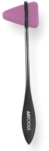 ABECIOUS Medical Taylor Hammer - Herramienta profesional de prueba de reflejo de rodilla de acero inoxidable (rosa)