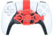 Genérico Mini 3D volante de impresión para PS5 y PS5 slim juego controlador auxiliar de reemplazo Accesorios (Rojo)