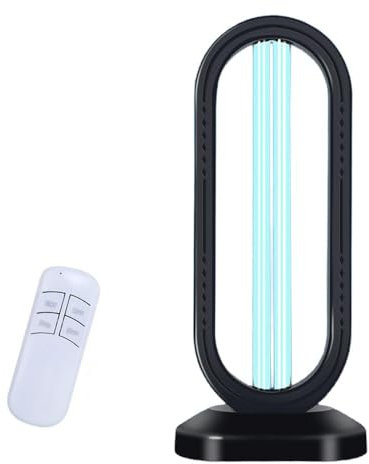 Retiage Steriluxe uv desinfektionsturm allergiefreie luft in minuten Entfernt effektiv Viren Bakterien und Schimmelsporen für ein sicheres Zuhause (1, schwarz)