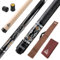 CUESOUL 58 Zoll Pool Queue 21oz 13mm Queuespitze Billard Queue mit Irish Wrap, Verpackt in braun Queuetasche