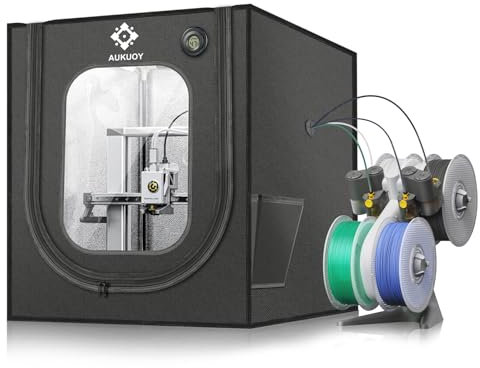 3D-Drucker-Gehäuse für Bambu Lab A1/A1 Mini mit LED-Beleuchtung, 680X600X560MM Feuerfest Wasserdicht Staubdicht Geräuschreduzierung Konstante Temperatur 3D-Drucker Enclosure