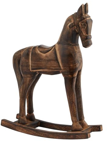 Hill Interiors Rocking Horse Decoration (One Size) (Brown)