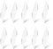 Lot de 10 lames de rechange en métal pour coupe-bordure - Alésage de 5 mm - Lame de rechange pour tondeuse à gazon (B-10 pièces)