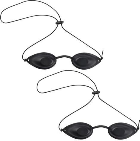 Solarium Brille,2 Stück UV Solarium Schutzbrille Rotlichtlampe,Infrarot-Schutzbrille Solarium & UV Augenschutz für Schönheitsinstrumente,LED Lichttherapie und Sonnenbank,Beauty Eye Protection Goggles
