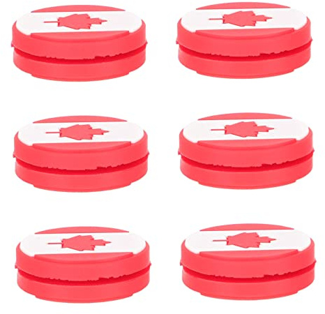 HOLIDYOYO 6 Pezzi Antivibrazione per Racchetta da Tennis in Silicone Design Bandiera Nazionale, Ammortizzatore Che Riduce Gli Urti e Migliora la Performance Elastica