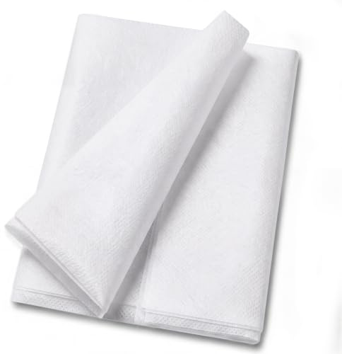 Yoosso 100 x 200cm Bügelvlies Weiß Aufbügelbare Vlies 30g/㎡ | Einlagestoff zum Aufbügeln Leicht für Bügelfalten Nähhandwerk Basteln