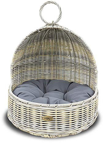 Habau 1476 Cat Bed with Cushion One Size | Made of sturdy polyethylene mesh with metal frame