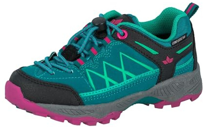 Lico Griffin Low Mädchen Cross-Laufschuh, Petrol/ Schwarz/ Pink, 38 EU
