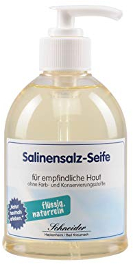 Saunabedarf Schneider - Salz-Seife, Salinen-Salzseife, flüssig Handseife, 1000ml