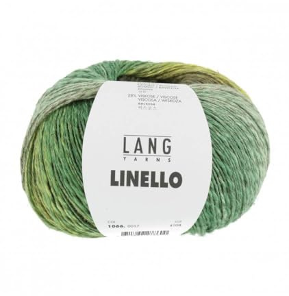 100g Linello - Farbe: 17 - Verlauf grün - Perfekt für Heisse Sommertage und laue Abende.