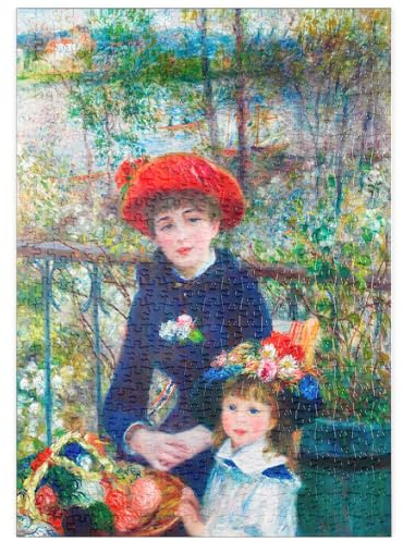 MyPuzzle Two Sisters (On The Terrace) (1881) by Pierre-Auguste Renoir - Premium 500 Teile Puzzle - MyPuzzle Sonderkollektion von Æpyornis
