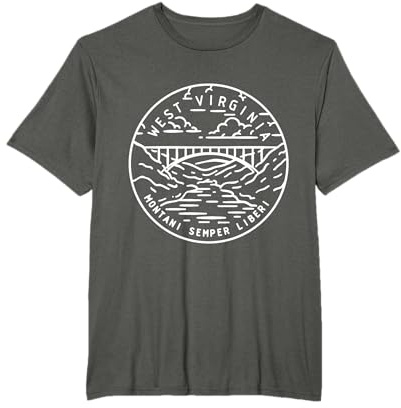 West Virginia 1863 Bundesstaat West Virginia T-Shirt