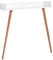 MyosHome - Recibidor Consola Blanco Roble 82 x 32 x 81 cm. Malta. Mueble de Entrada. (White)