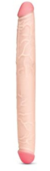Me You Us 12 Inch Ultracock Double Ended Dildo – Realistic Dual Penetrator with Suction Cup Base, Flexible Body-Safe Material, Lifelike Vanilla Toy for Couples or Solo Play