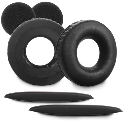 Sodorous HD25 Replacement Ear Pads for Sennheiser HD25-1, HD25-II, HD25SP, HD25SP-II Headphones - Memory Foam & Leather Ear Cups Cover - 2 Year Warranty