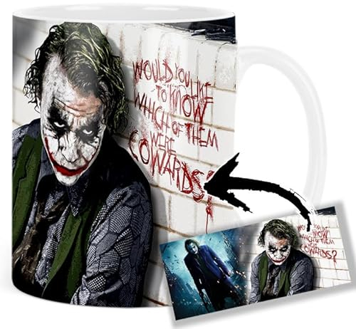 MasTazas Batman The Dark Knight Joker Heath Ledger Tasse Ceramique Mug