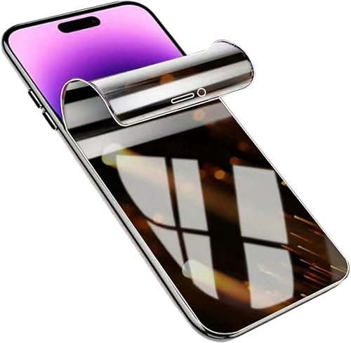 LXEEOLX [2 Pack Privacy Screen Protector for iPhone 14 Pro Max, Full Coverage Anti-Spy Soft Hydrogel Film [Shatter-Resistant][Anti-Scratch][Case Friendly][No Tempered Glass Film]