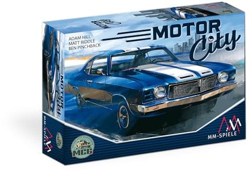 MM Spiele | Motor City | strategisches Roll & Write | Für 1 bis 5 Spieler ab 14 Jahren | von den Machern von Fleet: The Dice Game