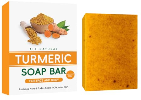Honey Glow Lemon Turmeric Kojic Acid Soap Bar, Kojic Acid Soap For Dark Spots, Turmeric Handmade Soap, Brightening Moisturizing Soap, Dark Spot Corrector Remover (C)