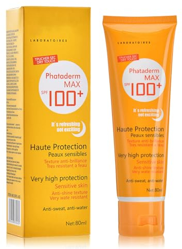 Shefave LSF 100 Sonnenschutz Gesicht Sport Sonnencreme Korean, Sehr Hoher Schutz, Beruhigende Face Sunscreen, Sunblocker für Gesicht und Körper, Sonnencreme Nicht Fettend