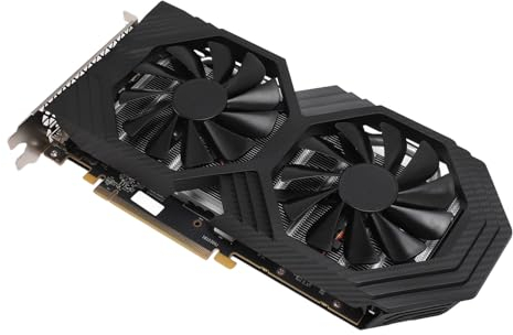 Gsycle Carte Graphique RX590 8 Go GDDR5 256 Bits, Carte Graphique Express 3.0 X16 8 Go GDDR5 Carte Graphique PCIE Carte Vidéo pour Jeu sur PC