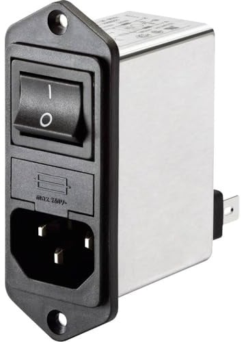 Schaffner FN 286-1-06 FN 286-1-06 Netzfilter mit Schalter, mit Kaltgerätebuchse 250 V/AC 1 A 7.5 mH 1 St.