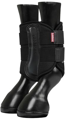 LeMieux Netz-Bürstenstiefel – ein Paar robuste und langlebige Schutzgamaschen – passend für Vorder- oder Rückseite