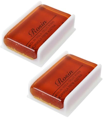 Kolophonium Violine, Kolophonium Geige, Kolophonium Cello, 2 Stück Geige Kolophonium, Staubarmes Rosin, Kolophonium Geige Für Violinen, Cello Kolophonium, Kolophonium Natürliches (Dunkel)