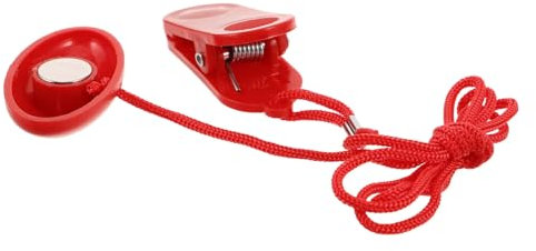 MOTHNUR Treadmill Sicherheitsmagnetischer Not-aus-Schalter Mit Stabilem Magnetverschluss Für Laufband Universelles Zubehör Für Heim Und Büroumgebungen Einfache Installation Und