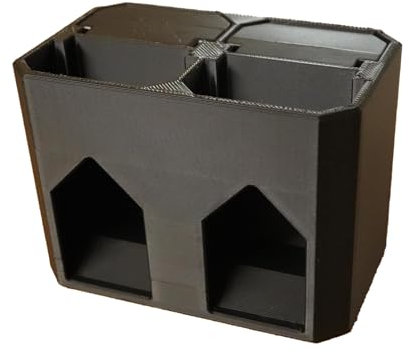 Camera Battery Storage Case, Quad Holder for Sony NP-FZ100 Batteries, Black