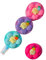 MYGLOAR 3 in 1 Textmarker, Pastellfarben, rosa, lila, blau, schnelltrocknend, Blumenmotiv, Blumen-Textmarker, Kinder-Textmarker, legami stifte, legami stifte set, legami stift