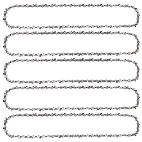 Yweller 18 inch Chainsaw Chain Blade Fit for Husqvarna 235, 235E, 236, 240, 240E Bosch AKE45S,Dolmar ES-184, ES-184 TLC, Makita UC4550A, UC4551A,Greenworks GD80CS50 3/8 LP,1.3 mm Gauge, 62DL 5 Pack