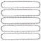 Yweller Confezione da 5 catene per motosega da 3/8 passo LP, calibro 1,3 mm per barra da 45 cm, 62 maglie di azionamento per Bosch AKE45S, Dolmar ES-184, ES-184 TLC, Makita UC4550A, UC4551A