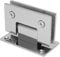 90 Degree Glass Shower Door Hinges, Heavy Duty Frameless Glass Door Hinges with Self Closing Feature, 140lb Support,Bathroom Gate Clamp for 8-12 Mm Glass Shower Doors