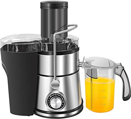 7LiuYueFei6 Estrattore di Succo Elettrico per Frutta e Verdura, Succo Fresco di sedano, Zenzero, Mele, Carote, spremiagrumi, elettrodomestici da Cucina da 1000 W